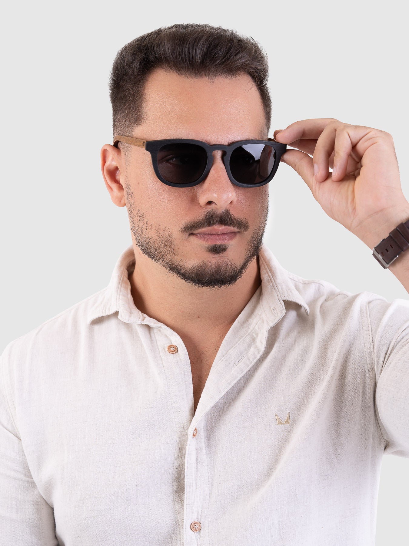 Óculos de Sol CAULE Privis Ébano